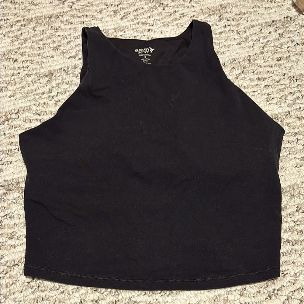 Women's Black Crop Top